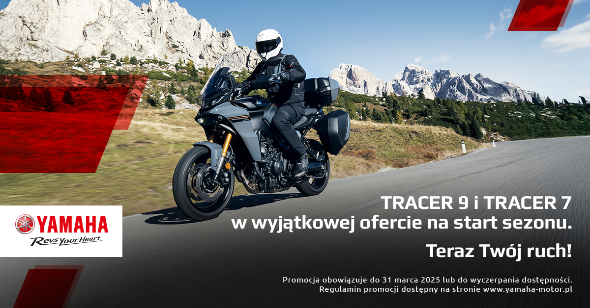 Promocja Sport Touring – teraz modele Tracer do 4 000 zł taniej